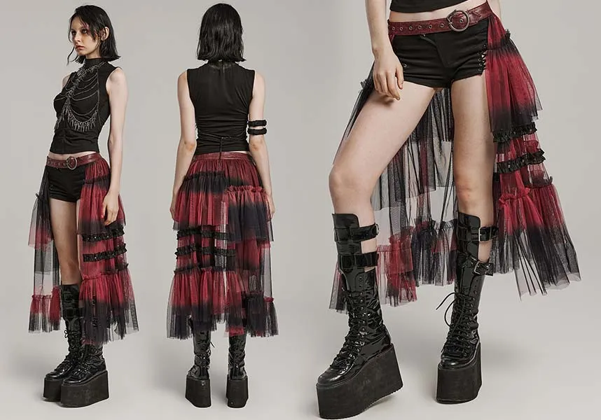 Siouxsie [Black/Red] | OVERSKIRT*