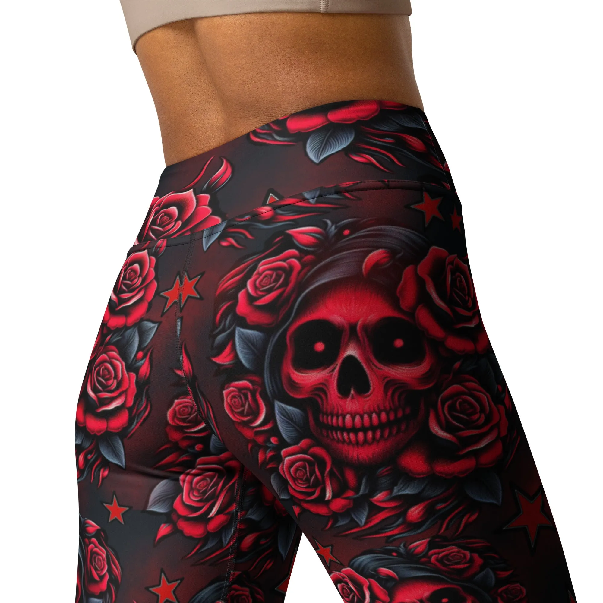 Skull and Roses w/pockets