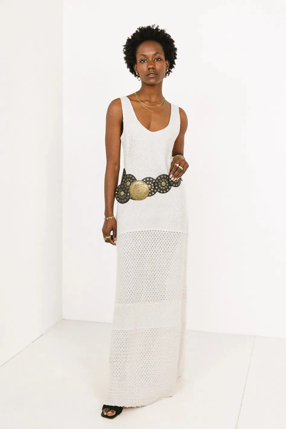 Sonnet Knit Maxi in Natural - FINAL SALE