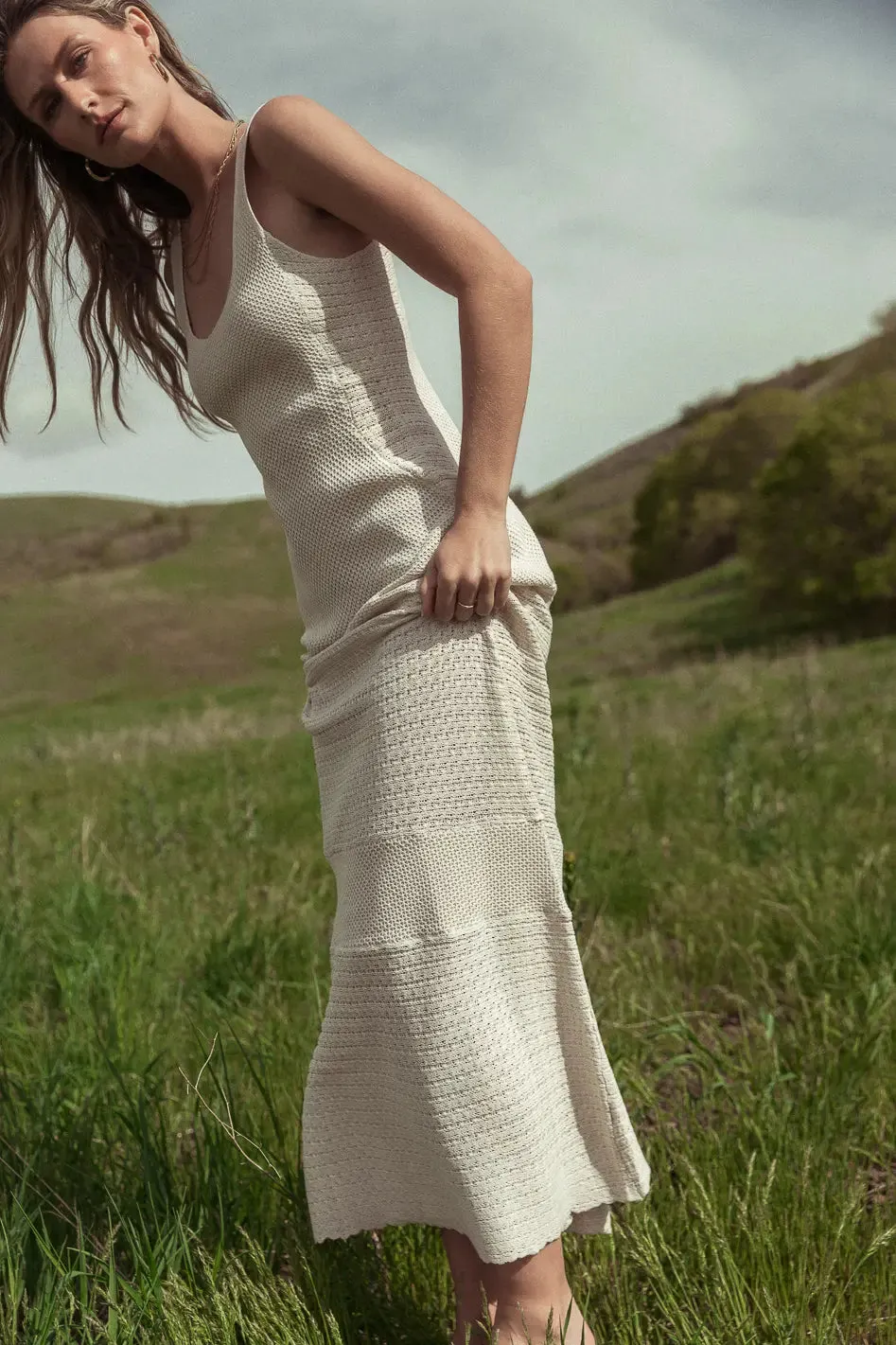 Sonnet Knit Maxi in Natural - FINAL SALE