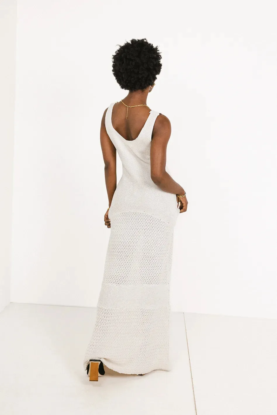 Sonnet Knit Maxi in Natural - FINAL SALE