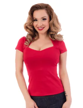 Sophia Top in Red