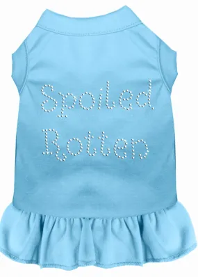 Spoiled Rotten Rhinestone Dress Baby Blue 4x (22)