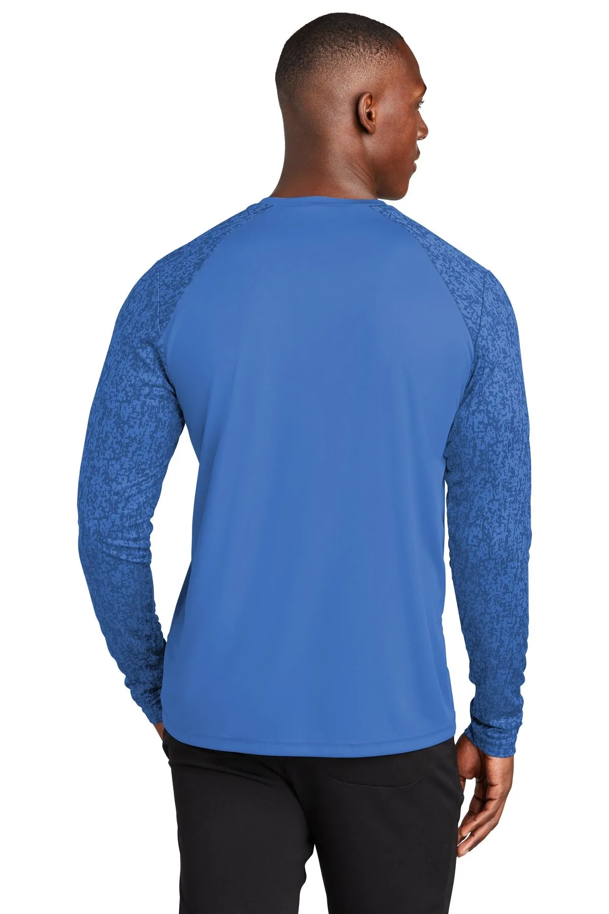 Sport-Tek Long Sleeve Digi Camo Tee. ST460LS