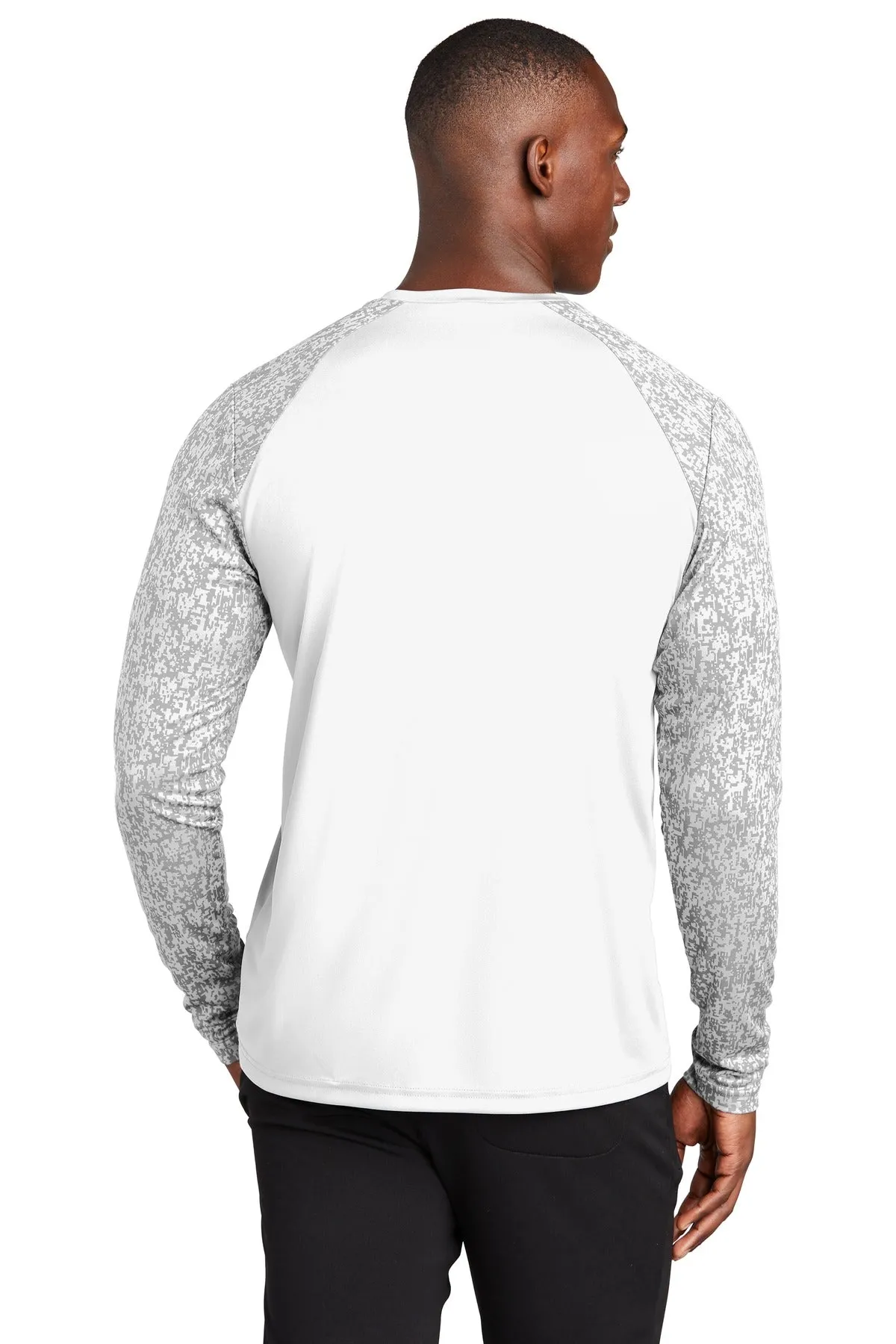 Sport-Tek Long Sleeve Digi Camo Tee. ST460LS