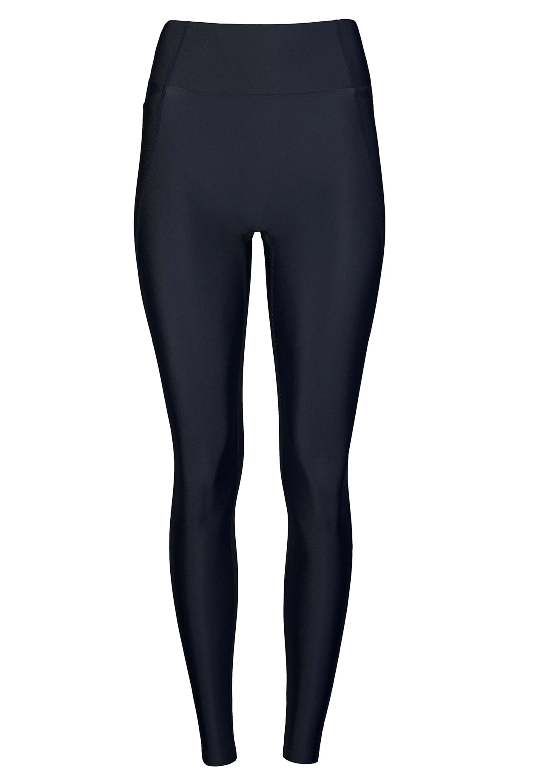 Stretch Leggings mit hohem Bund - Liquid Black