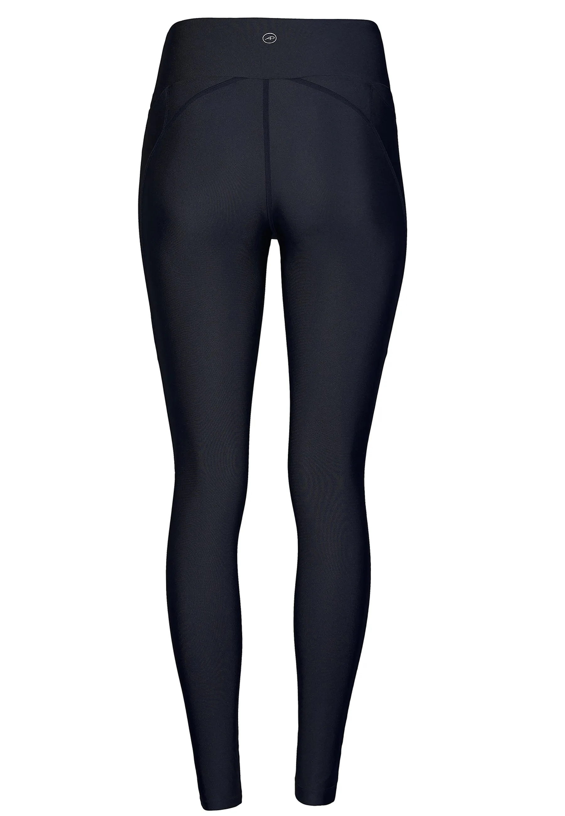 Stretch Leggings mit hohem Bund - Liquid Black