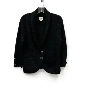 Sweater Cardigan By Eci In Black, Size: L