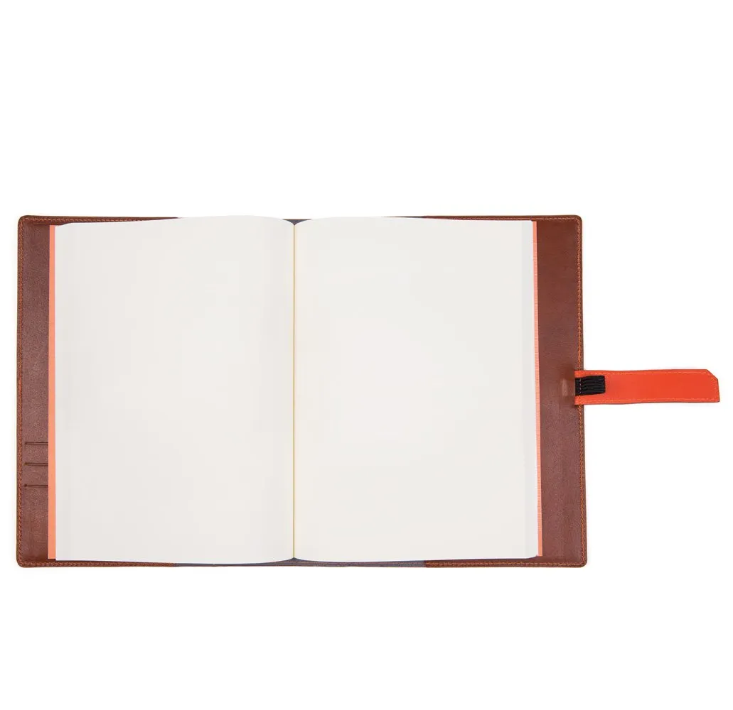 Tan A5 Leather Rapley Journal