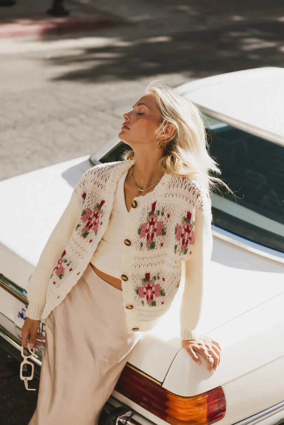 Tayllali Floral Cardigan