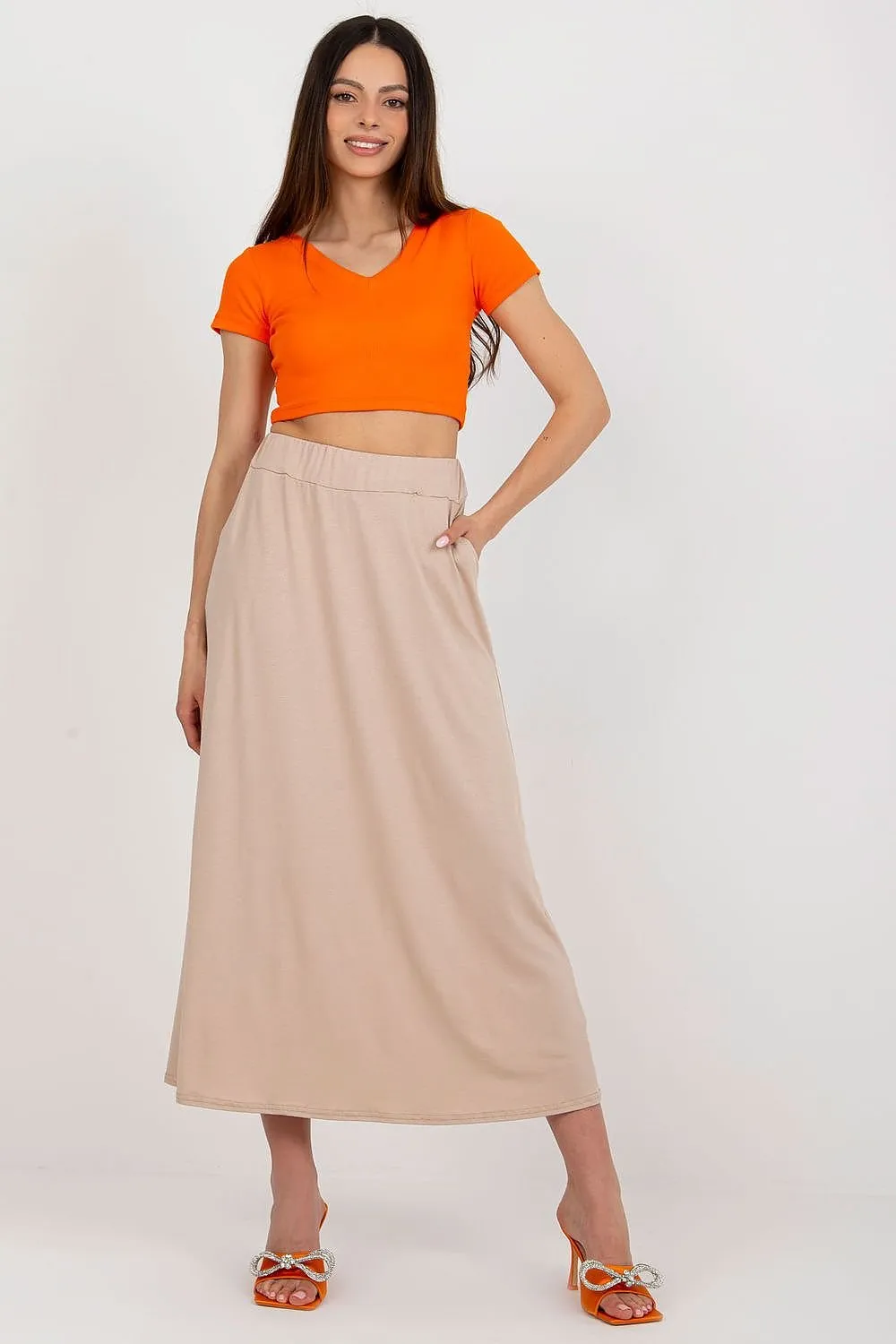 TEEK - Long Pockets Casual Skirt