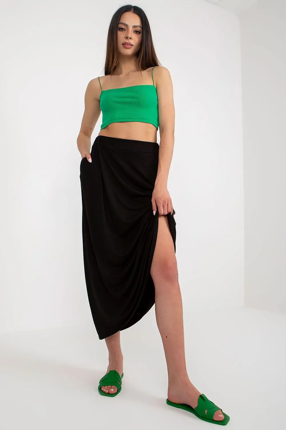 TEEK - Long Pockets Casual Skirt