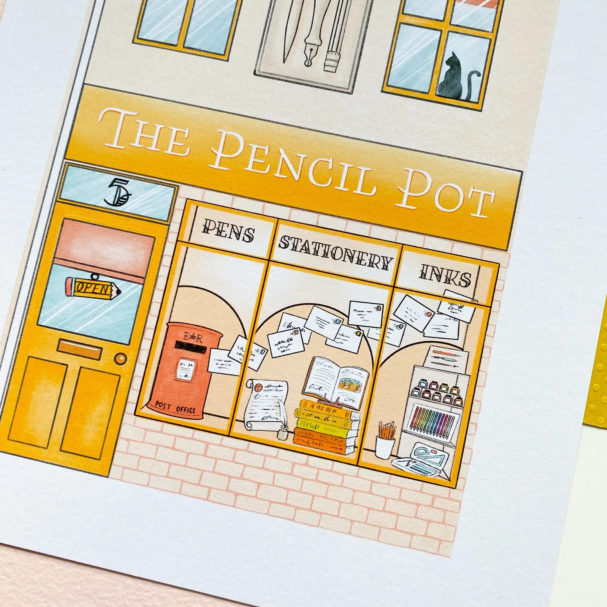 The Pencil Pot Shop A4 print