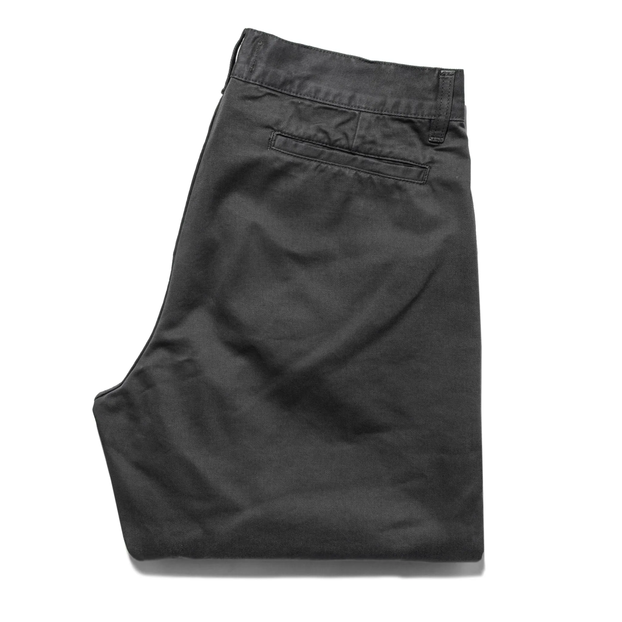 The Slim Chino in Organic Charcoal