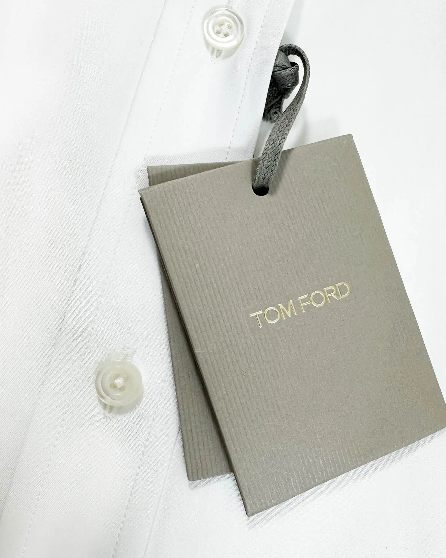 Tom Ford Shirt White French Cuffs 41 - 16