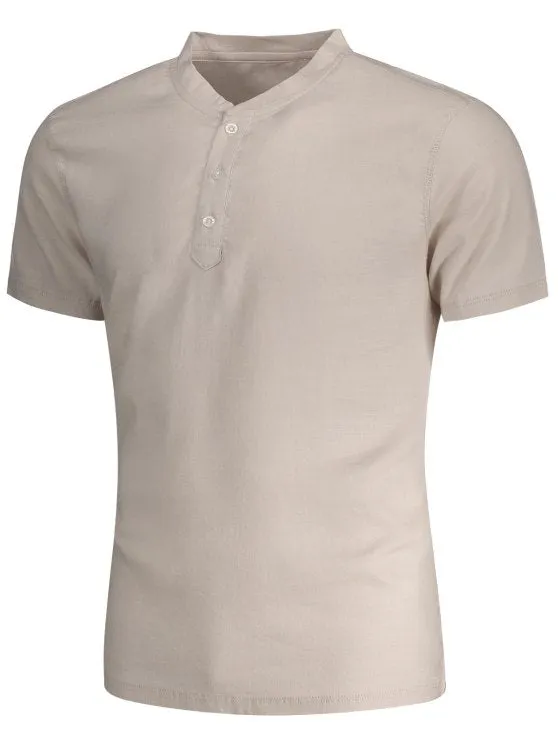 Trendy Men Short Sleeve Polo Shirt