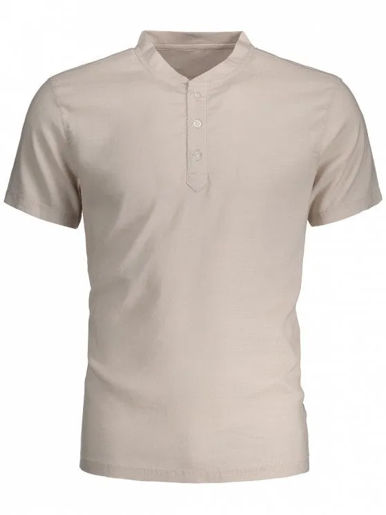 Trendy Men Short Sleeve Polo Shirt