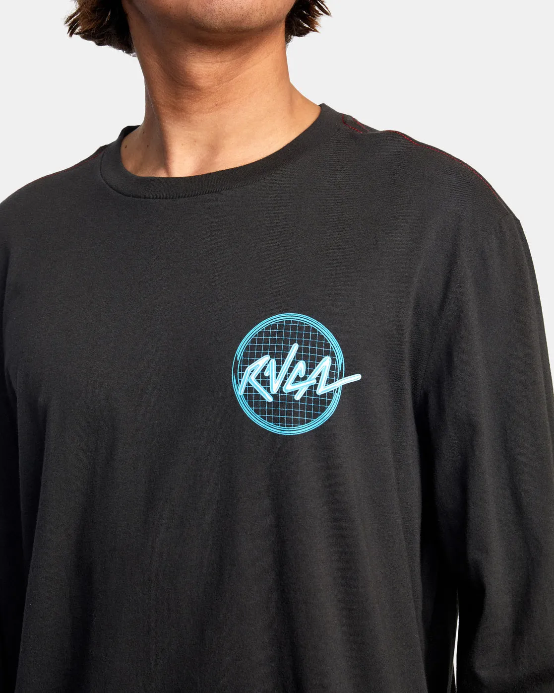 Tubed Long Sleeve Tee - Pirate Black