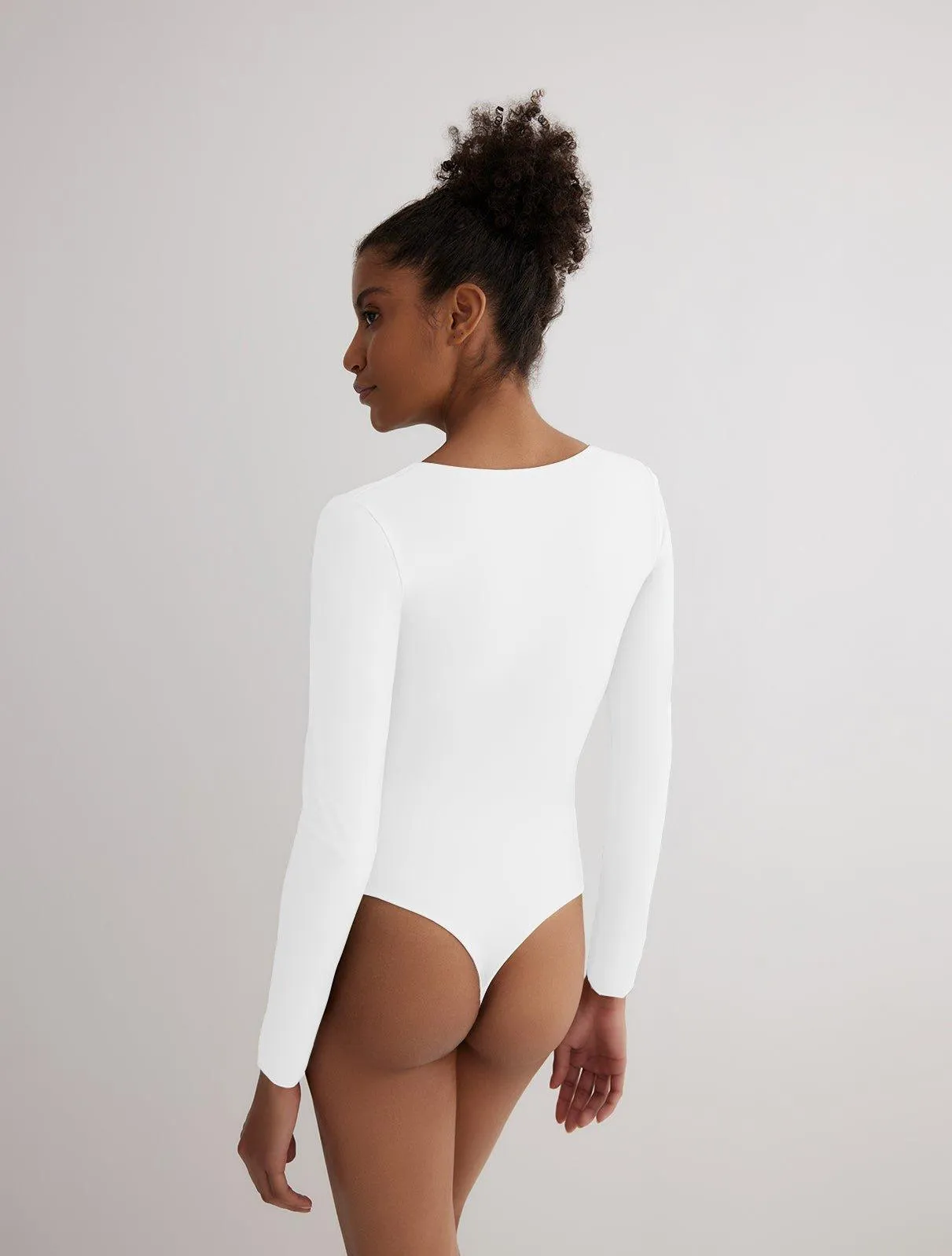 Ulrika Grey/White Reversible Bodysuit