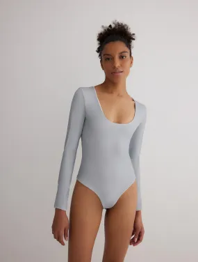 Ulrika Grey/White Reversible Bodysuit