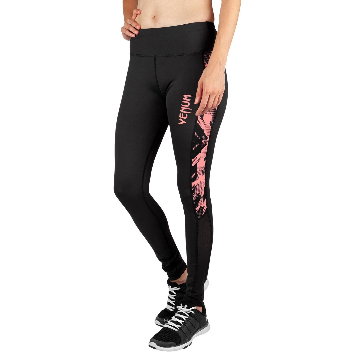 Venum Tecmo Leggings - For Women - Black/Pink