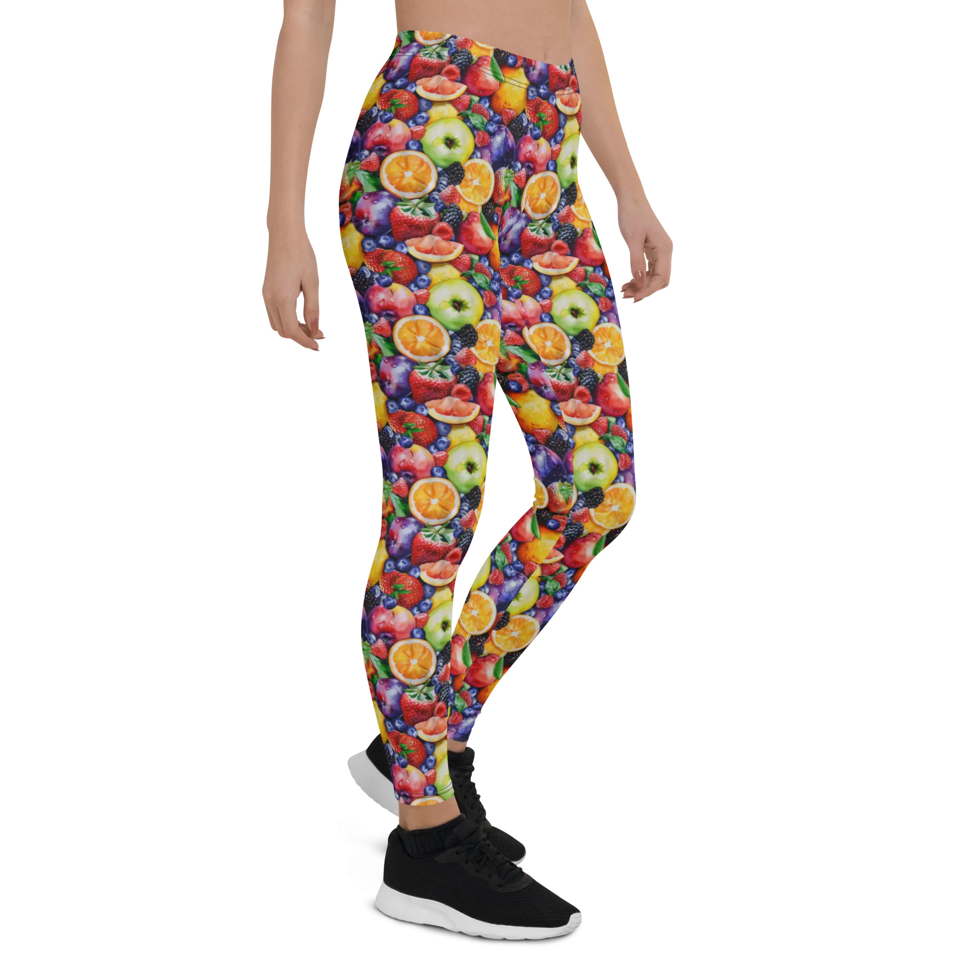 Watercolor Fruit Leggings