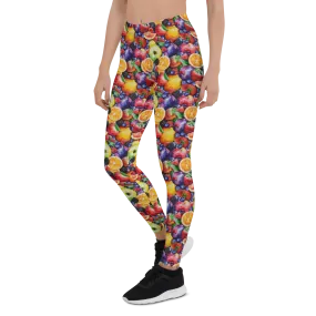 Watercolor Fruit Leggings