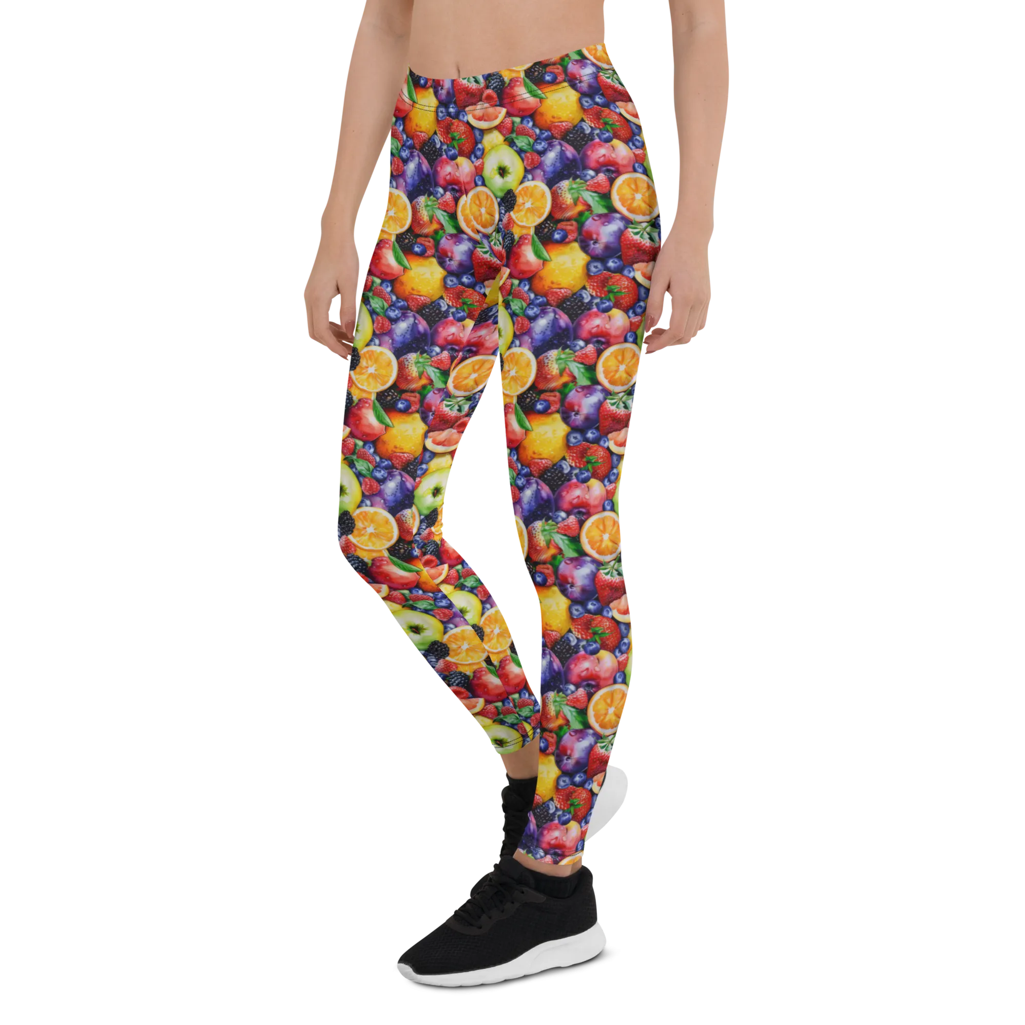 Watercolor Fruit Leggings