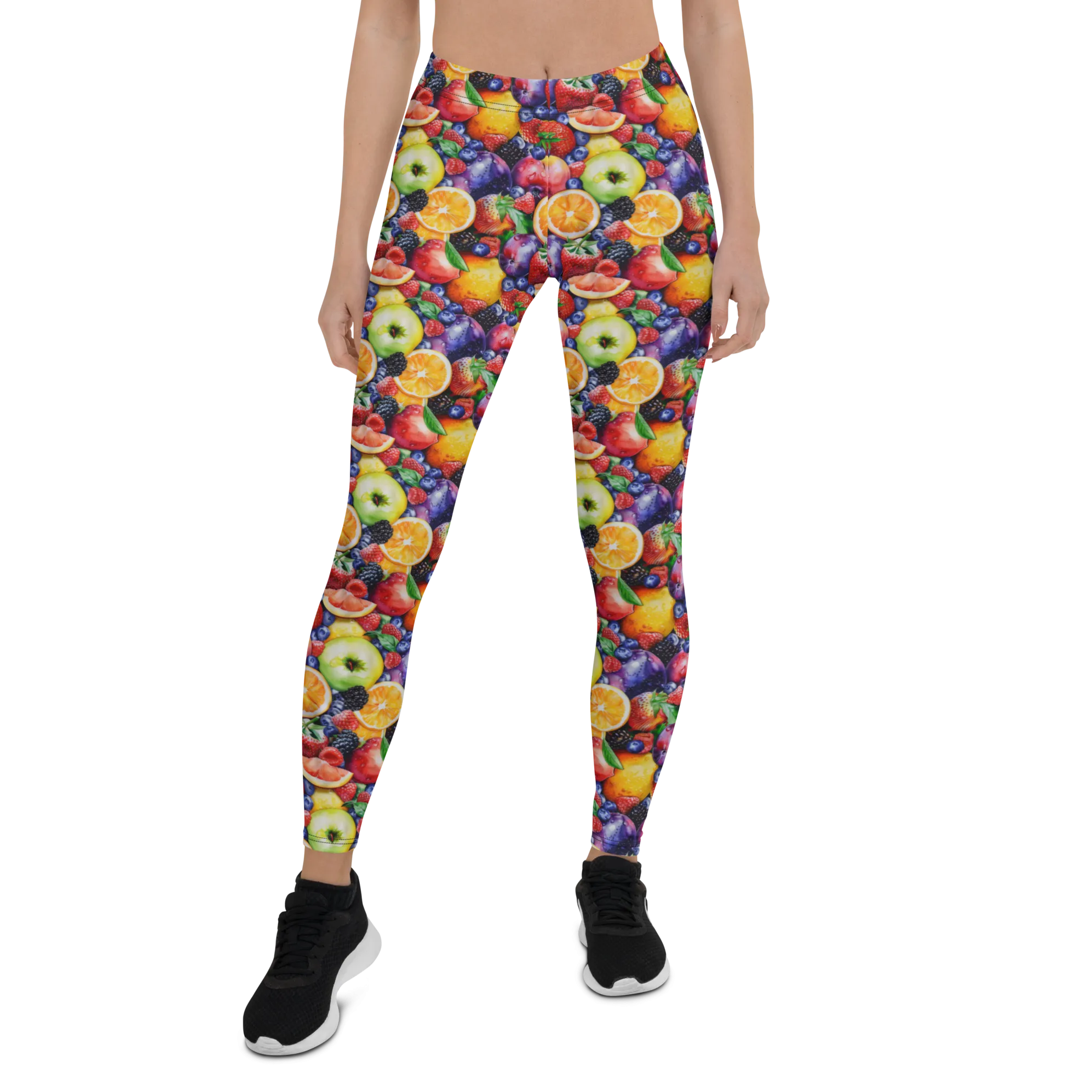 Watercolor Fruit Leggings