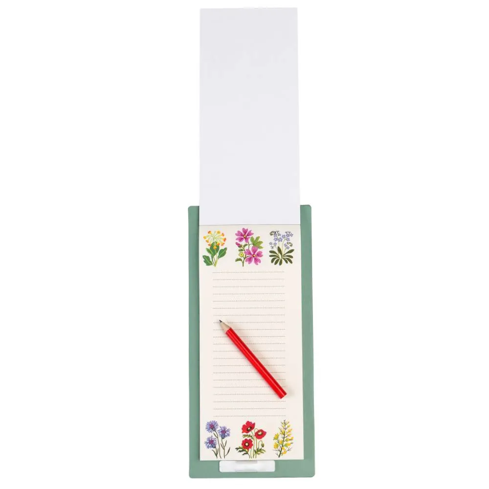 Wild Flowers Magnetic Shopping List