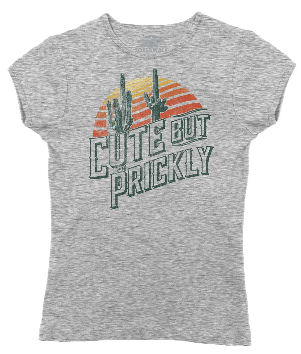 Women's Cute But Prickly T-Shirt - Cactus Shirt