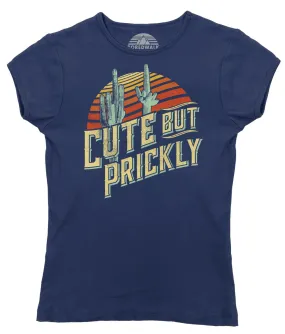 Women's Cute But Prickly T-Shirt - Cactus Shirt