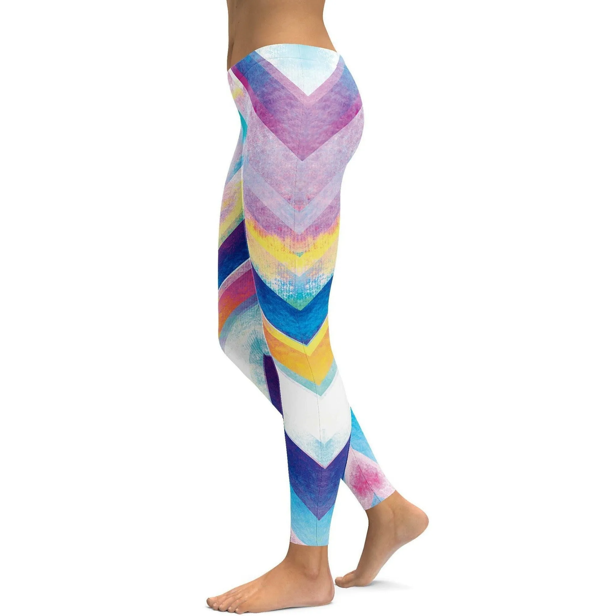 Zigzag Striped Leggings