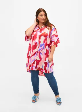 Zizzi Fantom Long Shirt Dress